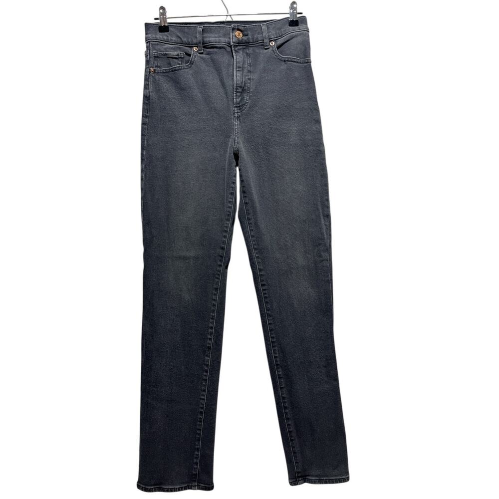 Express Men’s Modern Straight Jeans Gray Black Wash Size 8L Slim Fit - Picture 2 of 10